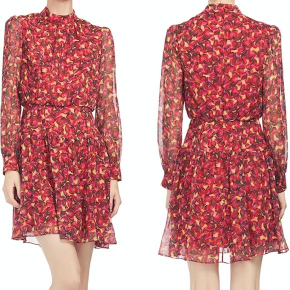 SALONI Isabel B Short Dress Sz 10 - Picture 1 of 8